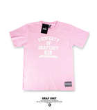 GRAF™原创设计粉红致敬G-UNIT款字母美式T恤