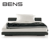 BENS奔斯韩式榻榻米布艺床可拆洗双人床1.5米1.8米小户型床206S