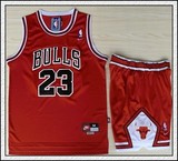 NBA正品公牛队23号乔丹球衣 乔丹经典复古真品刺绣篮球服套装