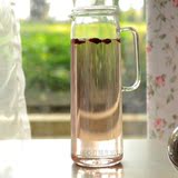 bodum波顿耐热玻璃壶创意大容量冷水壶防爆耐高温茶壶带盖果汁壶