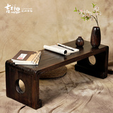 吉祥家现代中式实木古琴的桌椅子凳烧桐木仿古矮桌茶几炕桌地台Z