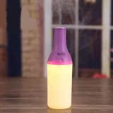创意礼物酷瓶加湿器 鸡尾酒暖光USB迷你家用香薰水酒瓶子小夜灯加