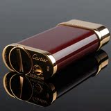 原装正品 Cartier卡地亚打火机 奢华大红复合材质金色 CA120132
