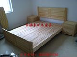 广州特价松木家具实木家具松木床实木床定制床100%全实木厂家直销
