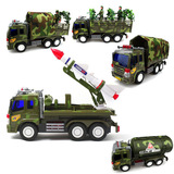 大号解放卡车导弹车运输车油罐车野战军车惯性车模型儿童汽车玩具