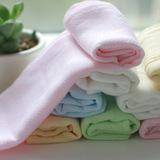 100%竹纤维彩色50*70 婴儿口水巾纱布竹纤维 毛巾 手绢 抗菌吸水