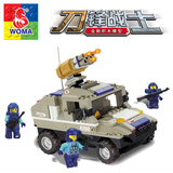 乐高拼装积木坦克玩具儿童拼插军事部队模型4-6-8岁益智男孩飞机
