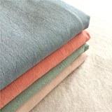 水洗棉纯色全棉床单单件 纯棉1.2m1.5米床1.8m素色床单双人床笠