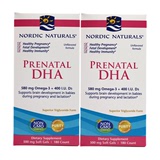 美国原装进口 nordic 挪威孕妇专用dha鱼油180粒2瓶装 备孕哺乳期