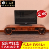 中式仿古实木柜客厅1.8 2米电视机柜简单简约现代家具卧室矮地柜