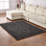 长方形简约纯色客厅沙发卧室茶几床边床前垫子可定制满铺长毛地毯