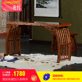奥哲古典 实木仿古琴桌 中式红木古筝桌凳 花梨木书房家具 A-Q01