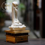镇宅家居饰品中式佛像人物 摆件雕塑桌面摆件工艺品 装饰品客厅软