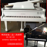 韩国原装三益二手三角钢琴黑色白色三益三角钢琴最便宜的三角钢琴