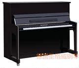 德国圣格威钢琴 123型立式 黑色亮光直腿亮条 德国进口配件