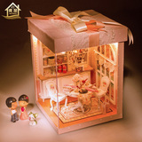 diy小屋手工拼装模型小房子玩具别墅创意送生日礼物女生男生实用