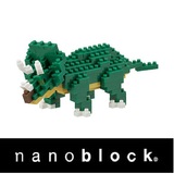 【满就包邮】日本河田 nanoblock 积木 NBC-112 三角龙
