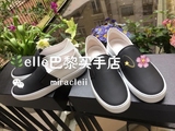 巴黎雨果99 法国正品代购 Chanel 16年春夏新款 黑白拼色一脚蹬鞋