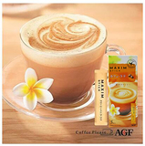 日本进口咖啡 AGF MAXIM STICK香草牛奶拿铁速溶咖啡奶茶5条8470