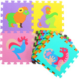 30益智拼图卡通动物游戏环保爬行垫婴儿童EVA泡沫爬行垫十二生肖