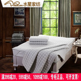 水星家纺床垫正品全棉床护垫1.5米1.8m双人床笠垫被防滑床褥子1.2