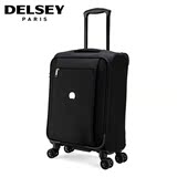 DELSEY法国大使商务行李箱 大容量旅行拉杆箱子 双拉链安全登机箱