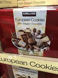 美国直邮代购 Kirkland European 巧克力曲奇饼干1.4kg礼盒装包邮