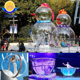 超大透明圣诞有机玻璃圆球罩展厅透明装饰球罩 亚克力空心大半球