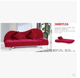 厂家直销可折叠布艺沙发贵妃椅枕头躺椅欧式拆洗多功能沙发床B807