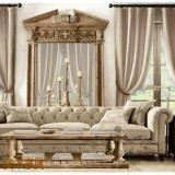 特价新款美式亚麻布艺沙发新古典组装单双三人位沙发居家简约客厅