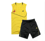 15新品 尤尼克斯羽毛球服男款运动套装 速干排汗短袖无袖运动球衣