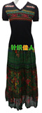 邓皓专柜正品 春夏新款 特色花案半身长裙 YX5028 原价1895元