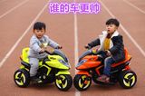 新款儿童电动摩托车加大号脚踏三轮车1-3-5岁男女电瓶充电音乐