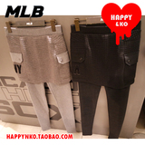 韩国直邮专柜正品MLB代购 14冬新款 加绒打底裤 LGM5461