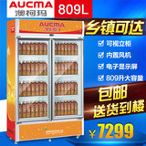 Aucma/澳柯玛 SC-809冷藏立式双门冷柜商用饮料柜展示柜大型冰柜