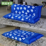小户型可折叠沙发床1.5米单人双人三人布艺实木多功能两用1.8米