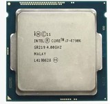 Intel/英特尔 I7-4790K四核高端CPU，一年免费包换