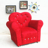 热卖红色 布艺小沙发 单人沙发 双人沙发 酒店卡座咖啡椅输液圈椅
