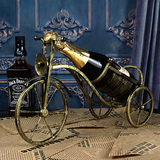 红酒架欧式不锈钢洋酒架古铜色自行车 创意香槟架 红酒杯架 包邮