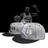 夏季nba帽子平沿帽 男女士韩版嘻哈棒球帽芝加哥公牛队篮球帽黑色