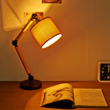 办公室书桌台灯摇臂装饰艺术台灯个性摇摆伸缩折叠阅读卧室床头灯