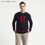 TommyHilfiger 男装字母学院风情套头针织衫-0887830239JS