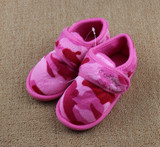 外贸原单珊瑚绒包脚新款女童室内平底居家棉鞋轻便防滑保暖特价