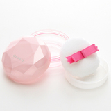 日本正品 Chasty超萌宝石造型散粉/蜜粉粉盒 带粉扑