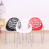 欧式透明餐椅树枝椅 PC塑料出口椅子 时尚简约休闲镂空高档餐厅椅