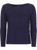 英国代购2016 Armani Jeans/阿玛尼 女士花朵棉质毛衣