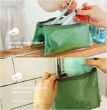 韩国正品Full旅行便携防水化妆品收纳包收纳袋网格洗漱牙具收纳包
