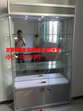 精品钛合金展示柜手机柜台陈列架 透明橱窗货架玻璃展柜