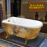1.5米马赛克欧式贵妃独立式浴缸亚克力贵妃浴缸压克力洗澡盆浴盆