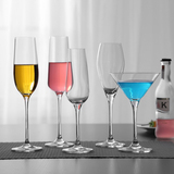 水晶香槟杯家用玻璃高脚杯大号鸡尾酒杯套装酒具红酒杯葡萄酒杯